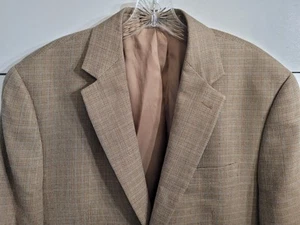 Giacca cappotto sportivo Ralph Lauren marrone tono gioiello tweed seta/lana taglia 41R - Foto 1 di 12