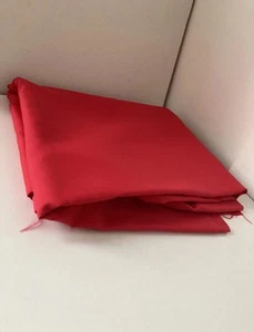 4 x Satin Feel Fabric Remnant Craft Sewing Upholstery Teal, Red Lilac Pink - Picture 1 of 24