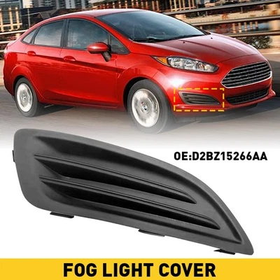 For 2014-2019 Ford Fiesta Fog Light Lamp Cover Bezel Black Passenger Right Side — 第 1/4 张图片
