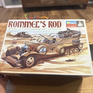 Monogram Kit 6745 Rommel's Rod 1969 1/24 Open Box Unassembled Missing Decals - Picture 1 of 16