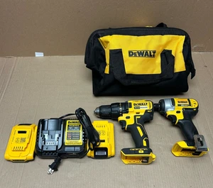 [Usado] (DCK277D2) DEWALT 20V MAX Taladro sin escobillas y atornillador de impacto Kit combinado - Imagen 1 de 5