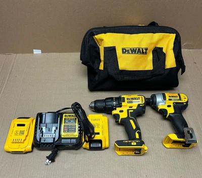 [Used] (DCK277D2) DEWALT 20V MAX Brushless Drill & Impact Driver Combo Kit - Image 1 of 4