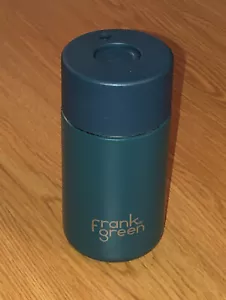 Frank Green Reusable Bottle - Ceramic 12oz 355ml Push Button Green Turquoise - Picture 1 of 9