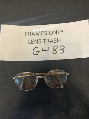 Monturas de gafas Vogue vo 3137 354 doradas redondas ovaladas borde completo 49-20-135 G483 Foto 1 de 4