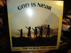 1972 THE MUSICAL HART FAMILY God Is Near Gospel LP Singcord Christian Rock VG/NM - Picture 1 of 3