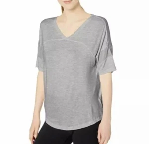 Marc New York Performance Tee, Short Sleeve, V-Neck, Gray Heather, Size Large - Picture 1 of 11