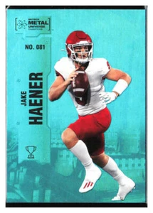 2022 SkyBox Metal Universe Champions #081 Jake Haener Aqua - Bild 1 von 2