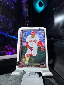 2025 Topps Series 2 Gustavo Campero #387 Rookie Card Los Angeles Angels - Picture 1 of 2