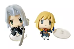 Final Fantasy VII 7 - Minifigure Trading Arts - LOTTO di 2 - RARA SEPHIROTH + ACE - Foto 1 di 9