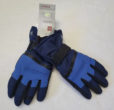 SWISS TECH BOYS SNOW SKI WINTER GLOVE SIZE S/M THINSULATED 3M WATER PROOF - Image 1 of 2
