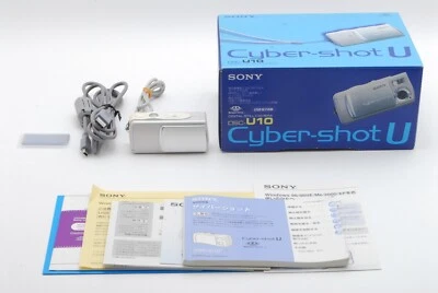 【NEAR MINT w/Box】 Sony Cyber-Shot Dsc-U10 Silver Compact Digital Camera Japan - Image 1 of 4