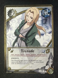 Naruto CCG 423 Tsunade 1st Edition The Chosen Rare Rainbow Lettering NM - Picture 1 of 2