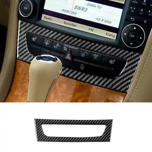 For Benz CLS 2004-2009 Real Carbon Fiber Console heating Button Frame Trim - Bild 1 von 9