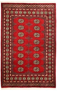 Pakistan Buchara 3ply 192x124 cm Handgeknüpft Teppich Orientteppich Neu - Picture 1 of 8
