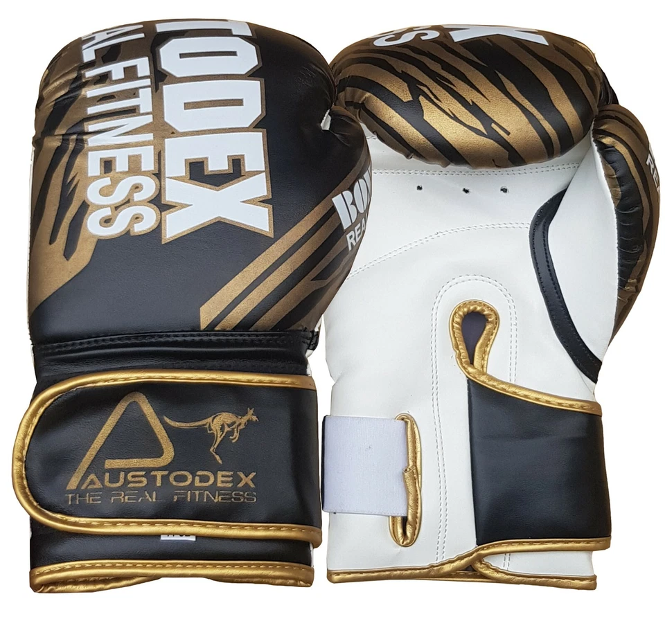 Austodex Boxing Sparring Gloves MMA Punch Bag Mitt UFC Fight Training 8oz-16oz - image 1 of 4
