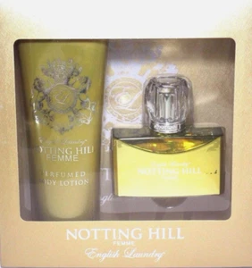 ENGLISH LAUNDRY NOTTING HILL 2 PC GIFT SET FOR WOMEN EDP Spray, Body Lotion !!! - Picture 1 of 4