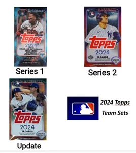 CONJUNTOS DE EQUIPO 2024 Topps (Series 1 y 2 y actualización) Elige tu equipo (¡compra más y ahorra!) - Imagen 1 de 31