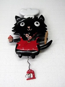 BRAND NEW ALLEN DESIGN WALL CLOCK "SUGAR PAWS CLOCK" 6016851 - Picture 1 of 3