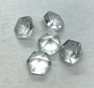 AAA Hexagon Cut Natural Crystal Quartz Loose Gemstone For Assorted All Jewelry - Picture 1 of 18