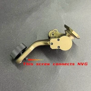Night-vision Goggles J arm Helmet NVG Bracket Bridge Mount 14PVS Dovetail Shoe - Picture 1 of 12