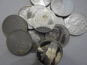 2 Silver rounds .925 - Picture 1 of 5