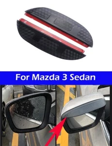 2 carros espejo retrovisor de lluvia cejas tira decorativa para Mazda 3 sedán 2020-2025 - Imagen 1 de 8