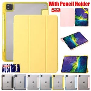 Shockproof Case Smart Flip Cover For iPad 5/6/7/8/9/10/11th Gen Air Pro 11" 13" - Picture 1 of 57