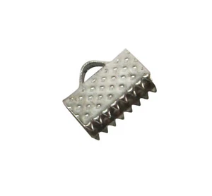 Cierre Para Cinta Y Miyuki 6X10Mm Plata Vieja X18 - Imagen 1 de 1