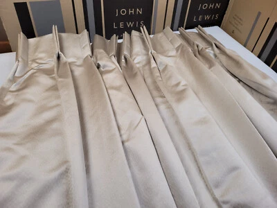 John Lewis MTM W127 x D241cm Clarke & Clarke Spectrum Pinch Pleat Curtains £691 - Image 1 of 4