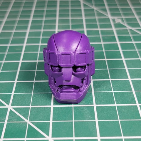 Custom Resin Cast purple Mutant Hunter Head Fits 14" Zurg body X-Men LARGE Cover