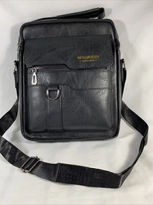 JW Ministry Bag, Field Service Bag, Cross body , Shoulder,  PU Leather black - Picture 1 of 9