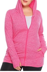 IN'VOLAND Womens Running Jackets Plus Size Lightweight Full Zip Up Track Workout - Picture 1 of 6