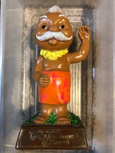 United Airlines. The Menehune of Hawaii. Molded vinyl bank. c1970s. 9" tall. - Picture 1 of 4