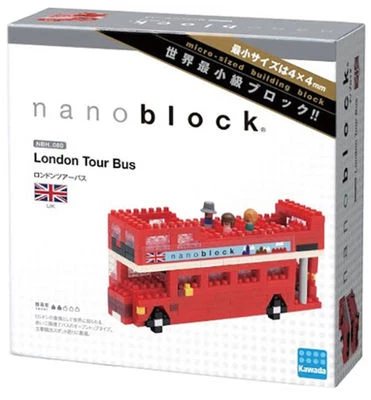 NANOBLOCK LONDON TOUR BUS MINI BRICKS PUZZLE GREAT GIFT - Image 1 of 2