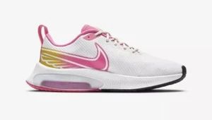 NIB Girl's Youth Nike Air Zoom Arcadia Sun White Pink Tennis Shoes MSRP $80 - Picture 1 of 12