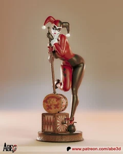 Abe3D Harley Quinn 1/6 1/4 scale printed resin model unpainted DIY kit - Bild 1 von 13