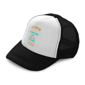 Kids Trucker Hat Decided to Stick with Love Hate Burden to Bear Polyester - Picture 1 of 7