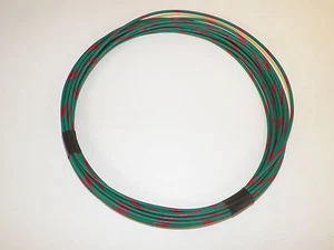 CAMIÓN AUTOMOTRIZ CABLE CALIBRE 18 ALTA TEMPERATURA GXL 25 PIES VERDE/ROJO MOTOCICLETA COCHE - Imagen 1 de 1