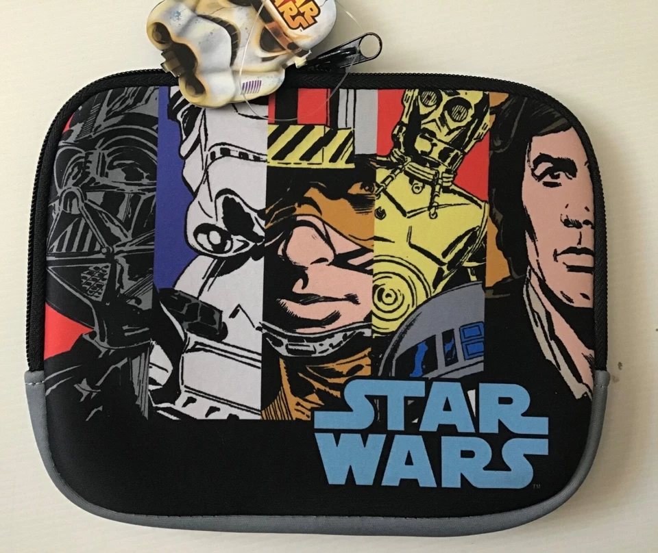 7” Tablet Multicoloured Zipped Cover / Sleeve / Pouch with Star Wars detail - Image 1 of 1