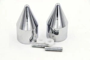 Para YAMAHA YZF-R6 '06-'12/ FJR 1300 03-10/YZF-R1 '98-'12 EXTREMOS DE BARRA cromo - Imagen 1 de 4