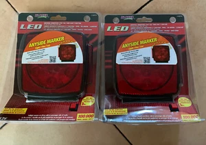 2 Submersible Stop/Tail/Turn Light 7 Function-LED-Use on Trailers Under 80" (Q) - Picture 1 of 8