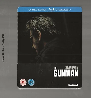 THE GUNMAN - UK EXCLUSIVE BLU RAY STEELBOOK - NEW & SEALED - Image 1 of 3