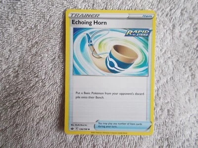 Pokemon: Sword & Shield - Chilling Reign 2021 "ECHOING HORN" #136/198 Trade Card - Image 1 of 2