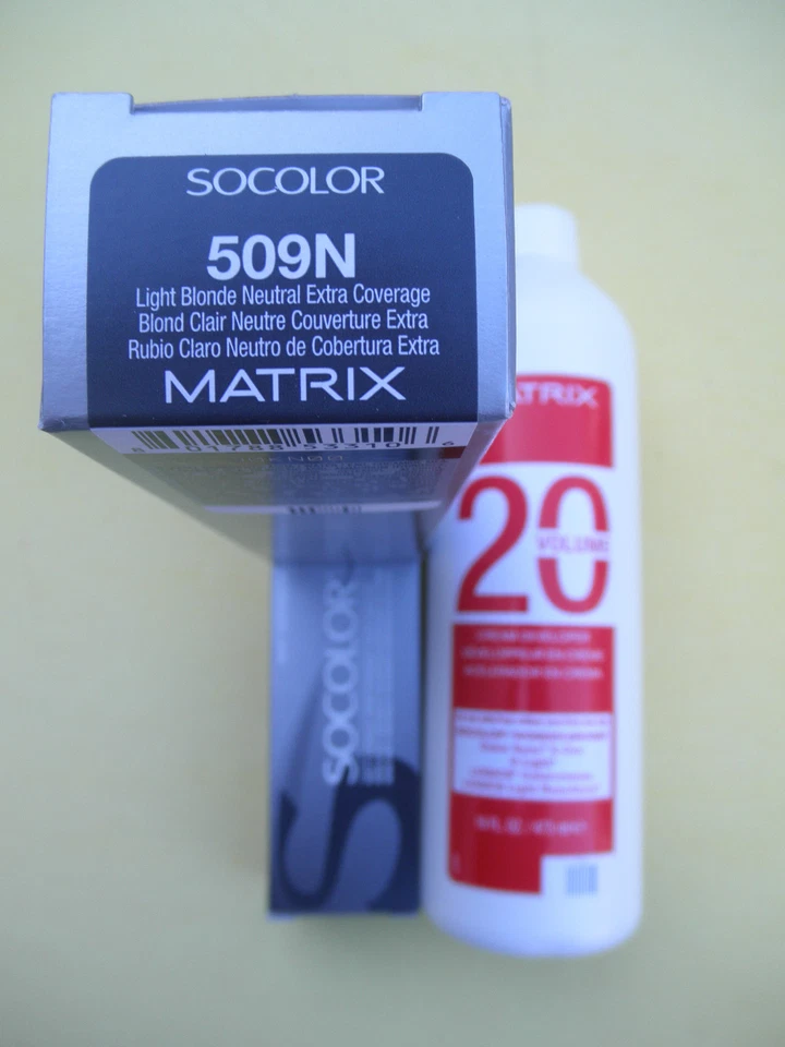 Matrix Socolor Grey'T Naturals Permanent Cream Hair Color Dye - Light Blonde