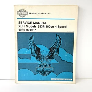 Harley Davidson Service Manual XLH Models 1986 To 1987 883/100cc 4-Speed - Bild 1 von 5