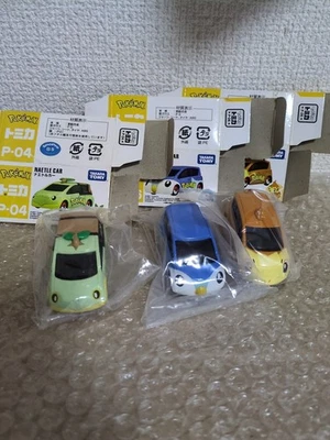 Автомобильный набор Takara Tomy Tomica Pokemon - Naetle, Pochama, Hikozaru - нераспечатанная фигурка - Изображение 1 из 4