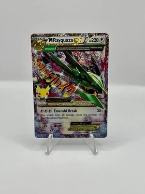 Mega M Rayquaza EX Holo Card 76/108 2021 Celebrations Classic Collection NM - Image 1 of 3