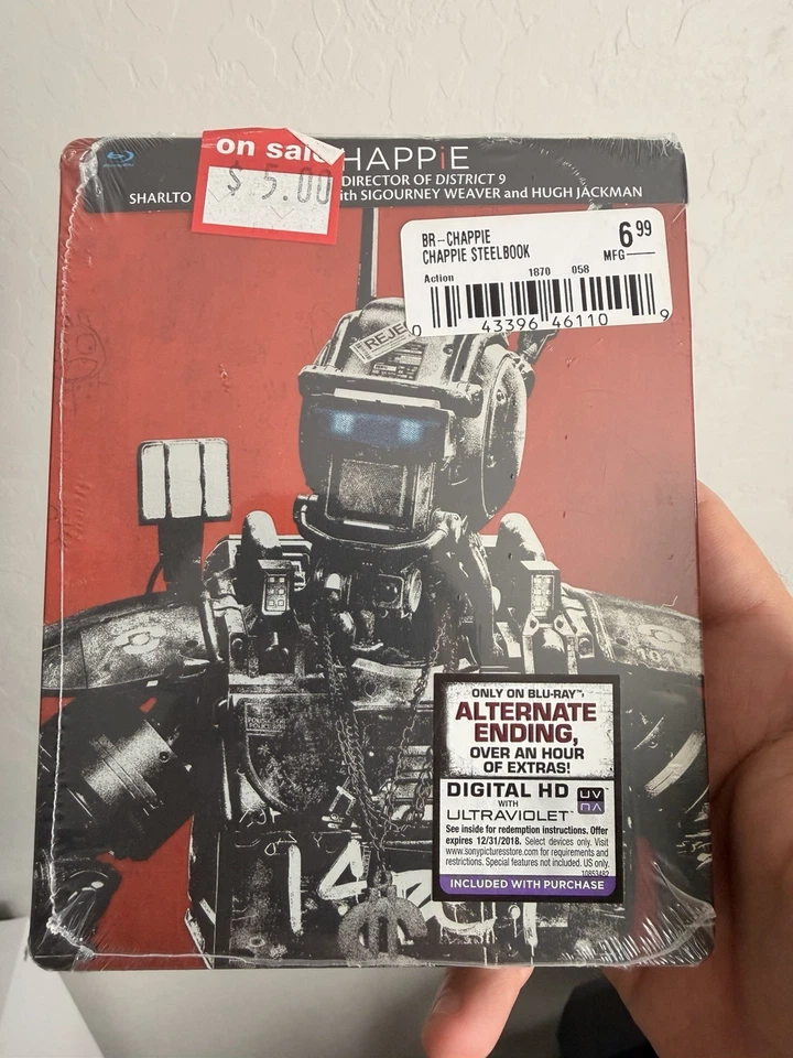Chappie (Blu-ray Disc, 2015) NEW Steelbook OOP - Image 1 of 4