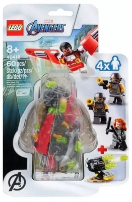 LEGO Marvel 40418 Faucon/ Falcon & Black Widow team NEUF-NEW - Photo 1/4