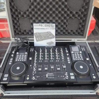 PRODIGY FX B-52 PROFESSIONAL  DUAL DJ CD MIXER   CONTROLLER  DRIVE  METAL CASE - Image 1 of 4